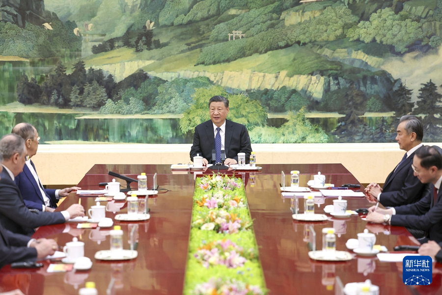 7.2.4月9日下午，国家主席习近平在北京人民大会堂会见俄罗斯外长拉夫罗夫2.jpg