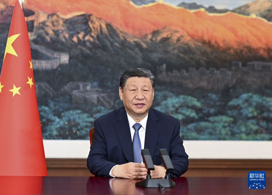 13.6月12日，国家主席习近平向联合国贸易和发展会议成立60周年庆祝活动开幕式发表视频致辞.jpg